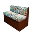 thumbnail image 1 of XYZCANDO Boho Flower Butterfly RV Dinette Cushions Washable Couch Cover 2 Cushion Sofa Universal Sofa Slip Covers for 2 Seat Cushion Couch RV Accessories for Inside Bench Seat Cover White, 1 of 7