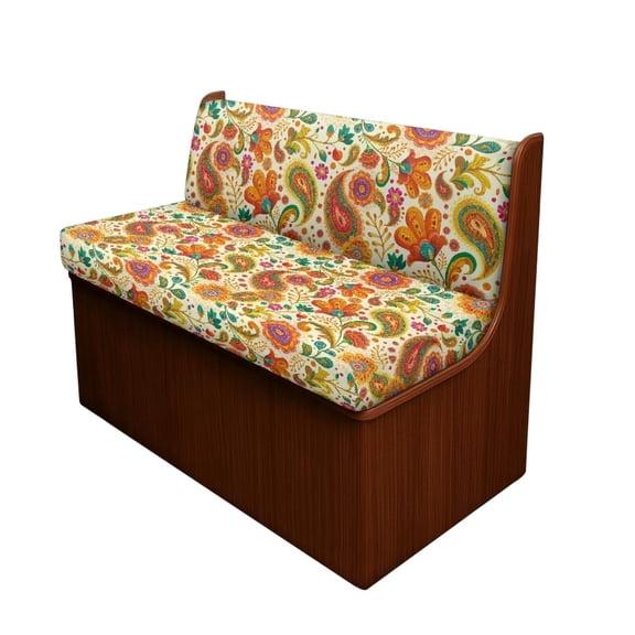 XYZCANDO Boho Flower RV Dinette Cushions Stylish Camper Decor Universal RV Dinette Cushion Covers for Women Bench Seat Cover Stretchable Cushion Covers for Couches and Sofas Easy to Install