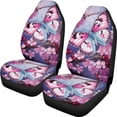 thumbnail image 1 of XYZCANDO Butterflies Cherry Blossoms Car Seat Covers Removable Full Protection Car Front Seat Covers car Front Seats Vans Sets, Soft Breathable SUV Auto, 1 of 10