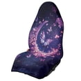 thumbnail image 1 of XYZCANDO Butterflies and Moon Sweating Car Seat Cover Cooling Microfiber, Compatible with Auto Interior Van, for Sedan Trucks SUV, 1 of 7