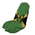 thumbnail image 1 of XYZCANDO Butterfly Green Sweatproof Towel Car Seat Cover, Non Slip Easy Install Sweat Washable Towel Seats Cover for Cars Trucks SUVs, 1 of 11