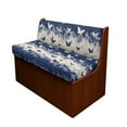 thumbnail image 1 of XYZCANDO Butterfly RV Dinette Cushion Covers Stretchable RV Accessories for Inside Couch Cushion Covers Washable Furniture Covers for Sofa and Loveseat 1 Backrest Cover and 1 Bench Cover Blue, 1 of 7