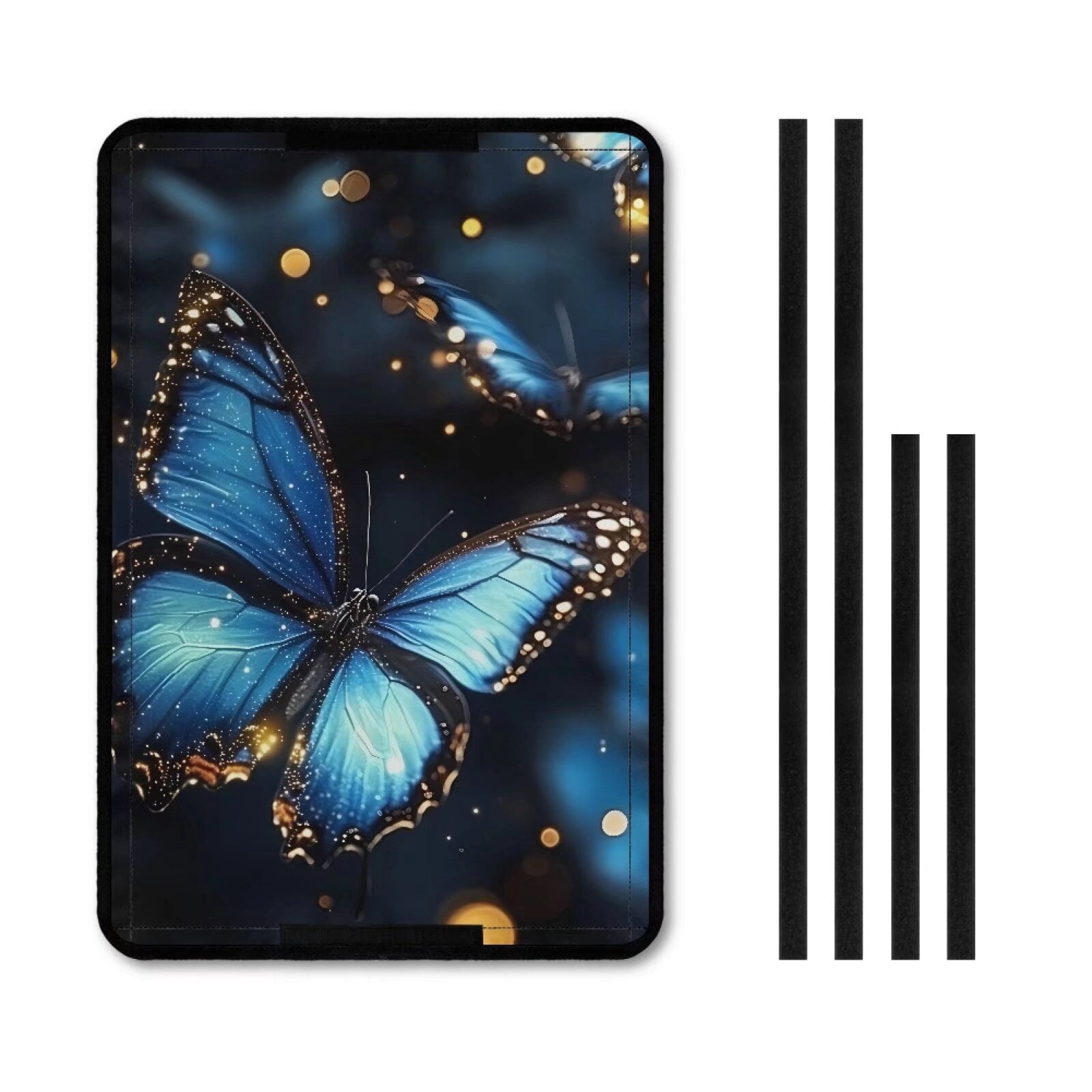 XYZCANDO Butterfly RV Door Window Shade Foldable RV Blackout Window ...