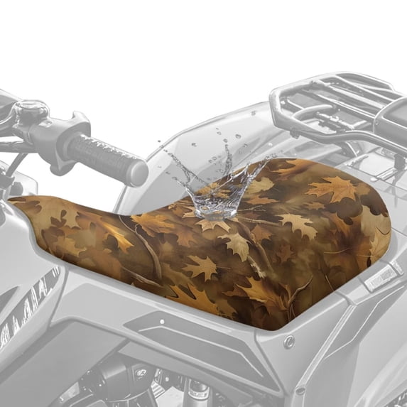 XYZCANDO Camo Hunting ATV Waterproof Seat Cover Easy-Clean Heavy Duty Waterproof Protection Accessories Easy to Install Compatible with Sportsman Rancher Foreman Scrambler