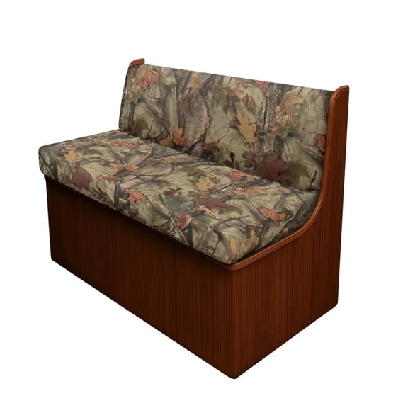 XYZCANDO Camouflage Leaf RV Dinette Cushions for Inside Bench Seat Cover Universal 2 Seat Couch Cover Comfortable Slip Covers for Loveseat Camper Must Haves Brown