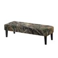 thumbnail image 1 of XYZCANDO Camouflage Long Bench Cover, Elastic Rectangular Polyester Spandex Fabric Stretch Anti Dust Slipcover for Bedroom and Hotel, 1 of 9