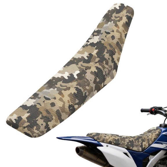 XYZCANDO Camouflage Pattern Universal Fit Seat Cover for Off-Road Anti-Tear Dirt Bike Seat Cover for Motocross Off Road E Dirt Pit Bike