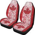 thumbnail image 1 of XYZCANDO Canada Flag Car Seat Covers 2 pcs Non-Slip Car Front Seat Covers SUV Front Seats Interior, Waterproof Auto Accessories Sedan Truck, 1 of 8