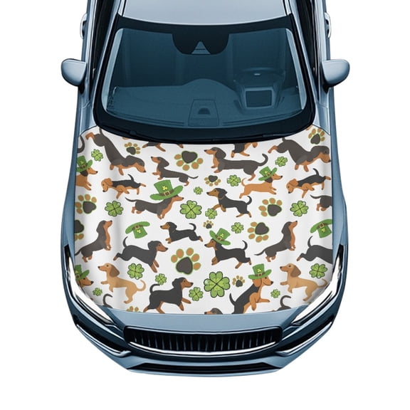 XYZCANDO Car Hood Cover for Van SUV Trucks, Dustproof Hood Covers, Windproof Washable Car Hood Protectors