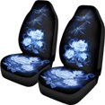 thumbnail image 1 of XYZCANDO Car Seat Covers Dragonfly Rose Design 2 pcs Car Front Seat Covers Easy Install Truck Van SUV Washable Stretchy Auto Seat Covers Set, 1 of 10