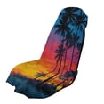 thumbnail image 1 of XYZCANDO Car Seat Towel Cover With Tropical Sunset Design, Car Seat Protector for Post Workout and Beach Trips, 1 of 11