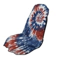 thumbnail image 1 of XYZCANDO Cars Seat Cover American Tie Dye Pattern Car Cushion Seat Covers for Travel Gym, Sweatproof Non-Slip Car Seat Towel Cover for Van SUV, 1 of 11
