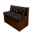 thumbnail image 1 of XYZCANDO Cherry RV Dinette Cushions Comfortable RV Dinette Cushion Covers for Women Couch Cushion Covers Universal Loveseat Sofa Chair Cover Furniture Protector Camper Must Haves Black, 1 of 7