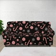 thumbnail image 1 of XYZCANDO Christmas Candy Cane Stretch Armchair Slipcovers 1 Seater Couch Cover, Printed Sofa Cover, Universal Couch Cover Sofa Slipcovers for Living Room Bedroom, 1 of 6