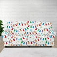 thumbnail image 1 of XYZCANDO Christmas Lights Stretch Chair Slipcovers 4 Seater Couch Cover, Printed Sofa Cover, Universal Couch Cover Sofa Slipcovers for Living Room Bedroom, 1 of 6