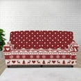 thumbnail image 1 of XYZCANDO Christmas Reindeer Stretch Armchair Slipcover Universal Sofa Covers for Living Room Dogs Pet Furniture Protection Polyester Armchair Slipcovers with Anti Slip Foam Sticks, 1 of 6