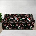 thumbnail image 1 of XYZCANDO Christmas Snowflake Stretch Armchair Slipcover Universal Sofa Covers for Living Room Dogs Pet Furniture Protection Polyester Armchair Slipcovers with Anti Slip Foam Sticks, 1 of 6