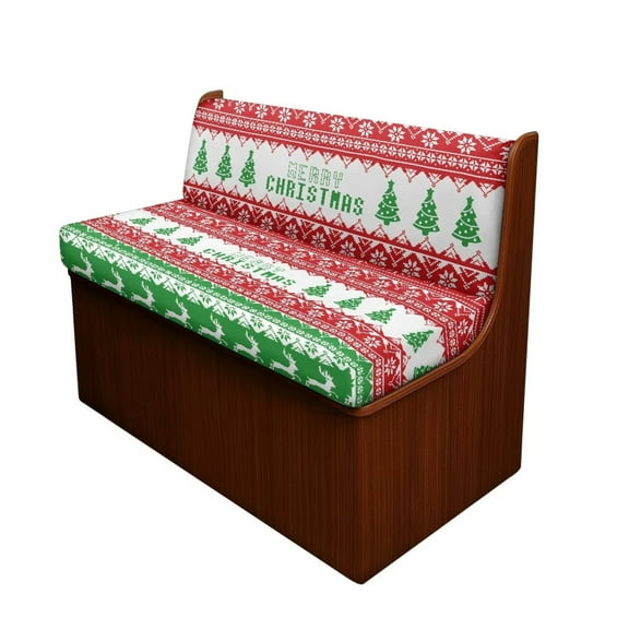 XYZCANDO Christmas Tree RV Dinette Cushions RV Accessories Universal Bench Cushion Stretchable Furniture Covers Christmas Comfortable Cushion Covers 2 Couch Sofa Slipcovers for Loveseat