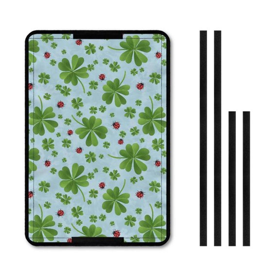 XYZCANDO Clover RV Door Window Shade St. Patrick's Day RV Window Cover Foldable Camper Decor Camper Blinds for Travel Trailers RV Door Cover with UV Protection and Privacy Features Blue