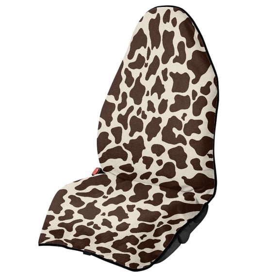 XYZCANDO Cow Print Car Seat Towel Cover - Waterproof Sweatproof Seat Protector - Universal Fit for Cars, SUVs & Trucks - Moisture-Wicking Microfiber