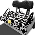thumbnail image 1 of XYZCANDO Cow Print Golf Cart Rear Seat Cover | 4 Storage Pockets | Washable Non-Slip Cover For 2 Passenger Golf Carts, 1 of 9