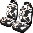 thumbnail image 1 of XYZCANDO Cow Print Pattern Car Front Seat Covers for Man Interior Decor Front Seat Covers for Cars Washable Waterproof, for Truck Sedan Vehicle, 1 of 10