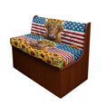 thumbnail image 1 of XYZCANDO Cow Sunflower RV Dinette Cushion Covers American Flag RV Accessories Universal Furniture Covers Stretchable Couch Cushion Covers for Loveseat 1 Backrest Cover and 1 Bench Cover Blue, 1 of 7