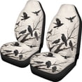 thumbnail image 1 of XYZCANDO Crow Pattern Car Front Seat Covers for Man Interior Accessories Vehicle Interior Accessories Anti-Slip Elastic, for Truck Auto SUV, 1 of 10