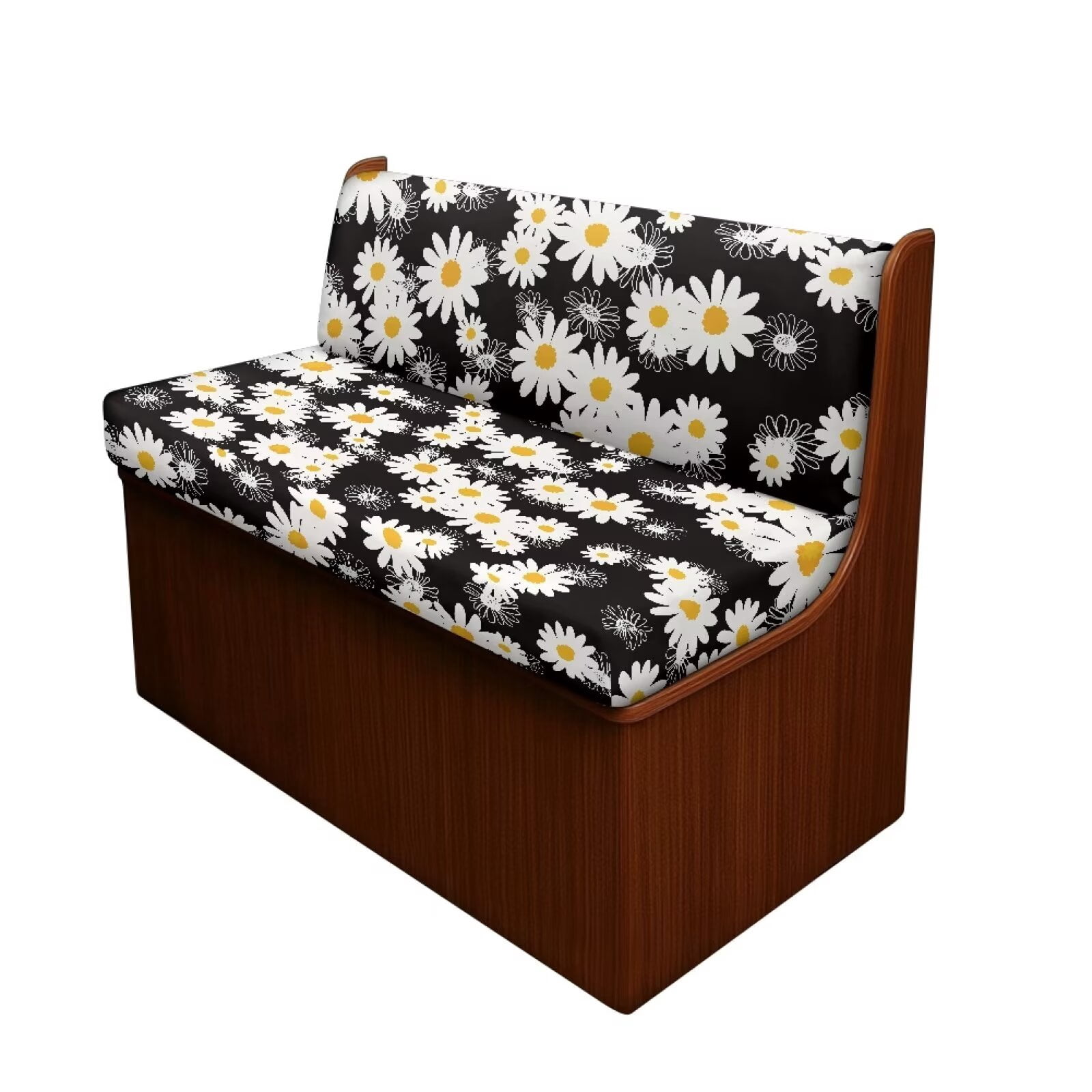 XYZCANDO Cute Daisy RV Dinette Cushion Covers Universal RV Accessories Outdoor Travel Use Comfortable Bench Cushion Stretchable Couch Cover 2 Cushion Sofa Washable Sofa Cover Gifts for Friend