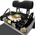 thumbnail image 1 of XYZCANDO Cute Frog Daisy Print Golf Cart Seat Cover - 4 Pockets Non Slip Terry Cloth Universal 2 Passenger Golf Cart Accessory, 1 of 8
