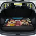 thumbnail image 1 of XYZCANDO Cute Hamster Car Cargo Mat 29" x 39", Washable All-Weather Trunk Protector with Non-Slip Backing, Easy-Clean Stitched Edge Liner for SUVs, Sedans and Trucks, 1 of 7