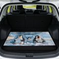 thumbnail image 1 of XYZCANDO Cute Penguin Car Trunk Mat 29" x 39", All-Weather Waterproof Cargo Liner with Non-Slip Backing, Easy-Clean Stitched Edge Protector for SUVs, Sedans and Trucks, 1 of 7