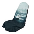 thumbnail image 1 of XYZCANDO Deer Mountain Landscape Car Seat Towel Cover, Machine Washable Towel Seats Cover Non-Slip Non-Slip Fit for Van Cars, 1 of 11