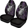thumbnail image 1 of XYZCANDO Deer Pattern Car Seat Covers Breathable Cloth Stretchy Car Front Seat Covers Interior Car Interior, Decorative Thin Van SUV, 1 of 10