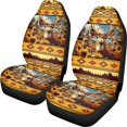 thumbnail image 1 of XYZCANDO Deer Sunflower Print Car Seat Covers for Woman Elastic Car Front Seat Covers Anti-Scratch Easy Install, for Vehicle Truck Sedan, 1 of 10