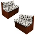 thumbnail image 1 of XYZCANDO Dog Paw Print RV Sofa Cover RV Couch Cushion Slipcovers Comfortable Loveseat Slipcovers for Travel Couch Stain Resistant Sofa Cover 2 Backrest Cover & 2 Bench Cover, 1 of 6