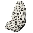 thumbnail image 1 of XYZCANDO Dog Paw Print Terry Cloth Car Seat Covers Anti-Slip, for Van Truck Seat Automotive Suitable for Trucks Cars, 1 of 9