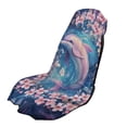 thumbnail image 1 of XYZCANDO Dolphin Cherry Blossom Design Versatile Car Seat Cover, Stain-Repellent Durable Non-Slip Seat Covers for Cars SUVs Sedans, 1 of 10