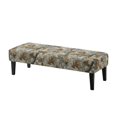thumbnail image 1 of XYZCANDO Dust Resistant Bench Seat Protection, Woodland Oak Leaf Camouflage Pattern Polyester Spandex Fabric Washable Bench Seat Slipcover for Dining Room Bedroom, 1 of 9