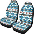 thumbnail image 1 of XYZCANDO Easy to Install Car Seat Covers SUV Sedan Truck, All-Season Breathable Front Seat Cover 2 pcs Polyester Geometric Patterns, 1 of 10