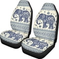 thumbnail image 1 of XYZCANDO Elephant Front Seat Cushion Protections for Man Comfortable Car Seat Covers Removable Easy to Install, for Sedan Auto SUV, 1 of 10