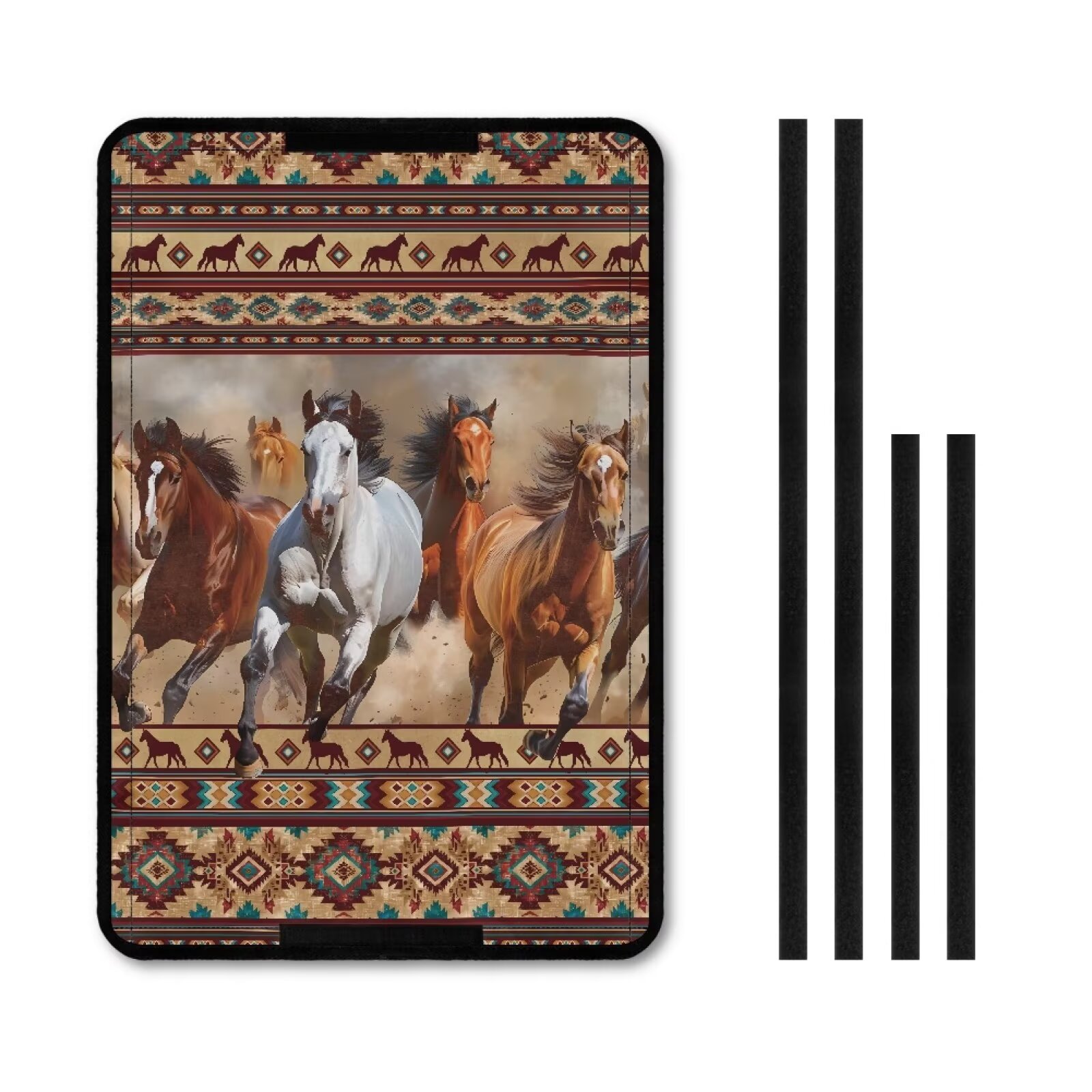 XYZCANDO Ethnic Geometric Aztec Horse RV Door Window Shade Camper ...