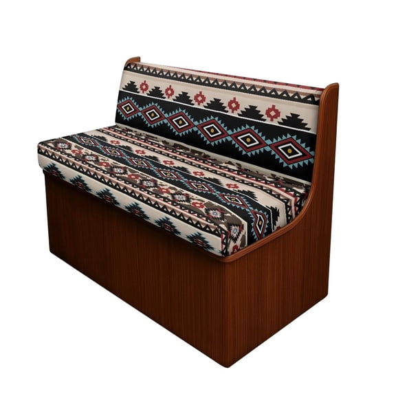 XYZCANDO Ethnic Print Aztec Style RV Dinette Cushions Camper Accessories Universal Furniture Covers Washable Cushion Covers for Couches and Sofas Loveseat Slipcovers for RV Camper Car Bench Dark