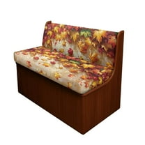 XYZCANDO Fall Leaf RV Dinette Cushion Covers Universal Camper Accessories Comfortable Cushion Covers for Couches and Sofas Soft Sofa Slip Covers for 2 Seat Cushion Couch
