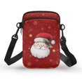thumbnail image 1 of XYZCANDO Father Christmas Small Crossbody Bags for Teen Girls Heart Cellphone Messenger Handbag with Zipper Stylish Cross Body Phone Purse with Strap for Running Shop Travel, 1 of 7