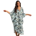 thumbnail image 1 of XYZCANDO Fish Camo Kaftan Dresses for Women Plus Size Bathing Suit Cover up Caftan Maxi Beach Dresses Flowy Swim Cover Up Plus Size Beachwear Vacation Outfits Resort Wear, 1 of 7