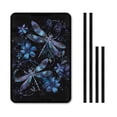 thumbnail image 1 of XYZCANDO Floral Dragonfly RV Door Window Shade Stylish RV Decor Foldable RV Sun Shade for Women RV Window Curtains for Inside Camper Camper Blackout Shades Fits for RV Interior Door Window Black, 1 of 7