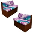 thumbnail image 1 of XYZCANDO Fluid Galaxy Print RV Sofa Cover RV Couch Cushion Slipcovers Comfortable Loveseat Slipcovers for Travel Couch Stain Resistant Sofa Cover 2 Backrest Cover & 2 Bench Cover, 1 of 6