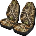 thumbnail image 1 of XYZCANDO Front Seat Cover Tree Camo 2 pcs Car Front Seat Covers Elastic Auto SUV Van Waterproof Easy Install Car Seat Cover, 1 of 10