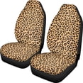 thumbnail image 1 of XYZCANDO Front Seats Protector Classic Leopard Pattern 2 Pack Car Front Seat Covers Elastic Sedan Auto SUV Durable Anti-Scratch Car Seat Covers, 1 of 10